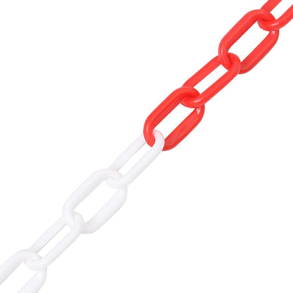 Catena Segnaletica Rossa e Bianca 100 m ÃƒÆ’Ã‹Å“6 mm in Plastica