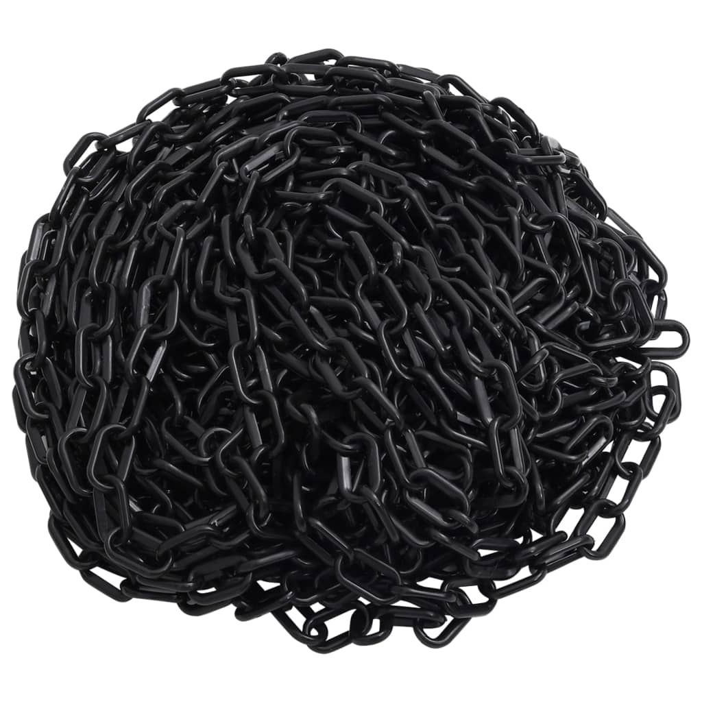 Catena Segnaletica Nera 30 m Ã˜4 mm in Plastica