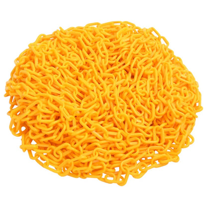 Catena Segnaletica Gialla 100 m Ã˜8 mm in Plastica