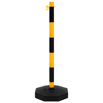 Set di Pali Stradali con Catena in Plastica di 10 m
