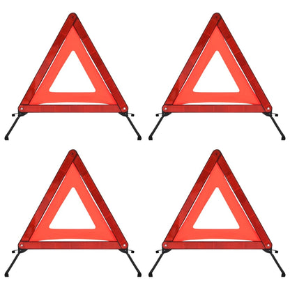 Triangoli Stradali 4pz Rosso 56,5x36,5x44,5cm