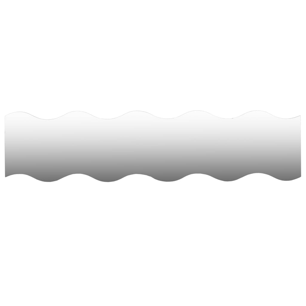 Specchi da Parete 4 pz 100x23 cm Vetro a Onde