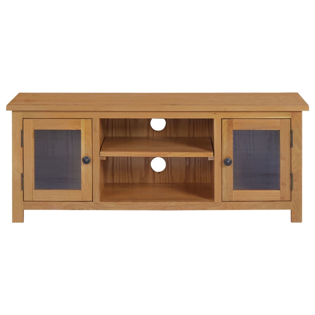Mobile TV 110x35x44 cm in Legno Massello di Rovere