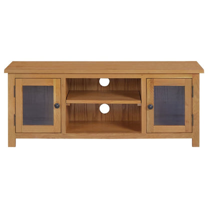 Mobile TV 110x35x44 cm in Legno Massello di Rovere