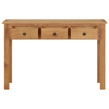 Tavolo da Trucco 110x40x75 cm in Legno Massello di Rovere