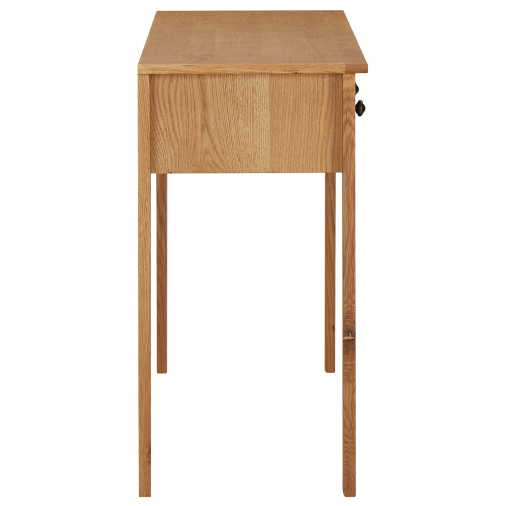 Tavolo da Trucco 110x40x75 cm in Legno Massello di Rovere