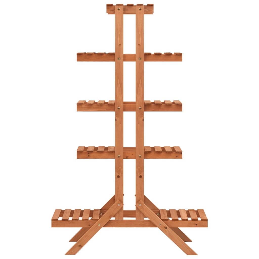 Supporto per Piante 83x25x132 cm in Legno Massello di Abete