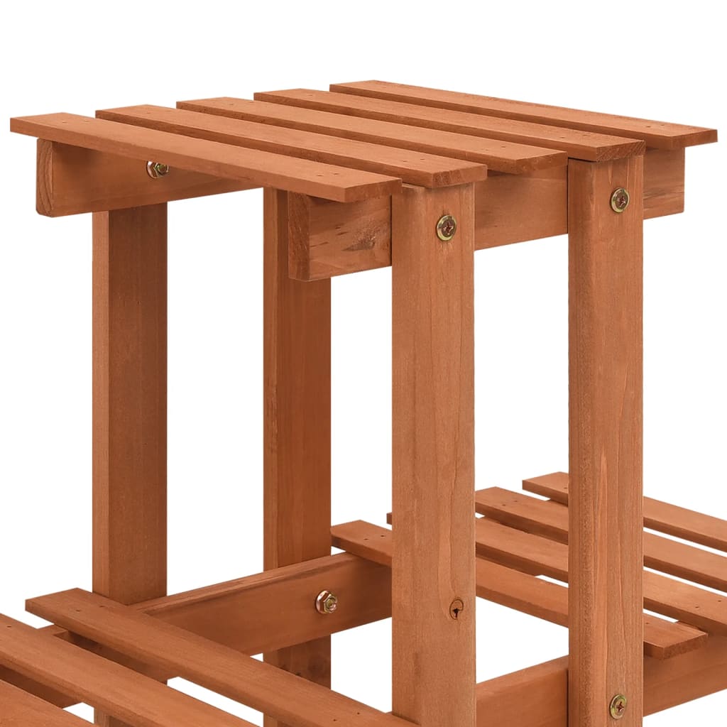 Supporto per Piante 83x25x132 cm in Legno Massello di Abete