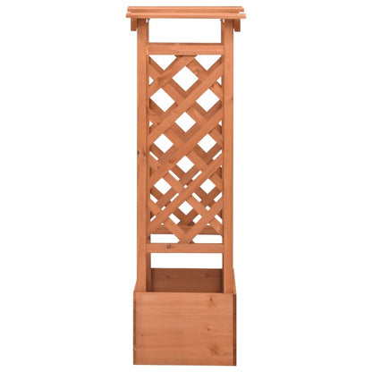 Fioriera a Traliccio con Arco 49x39x117 cm in Legno di Abete