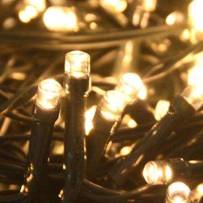 Set Natale con 120 Palline Punta e 300 Luci LED Bianco e Grigio