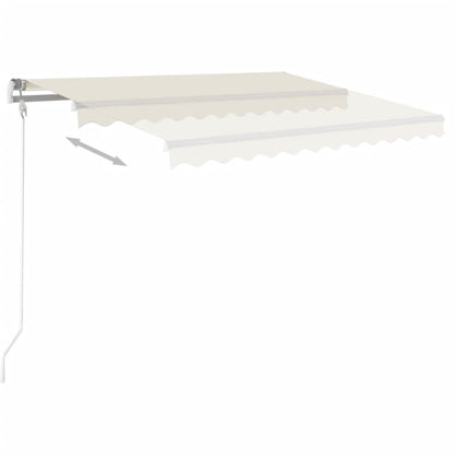 Tenda da Sole Retrattile Automatica 350x250 cm Crema