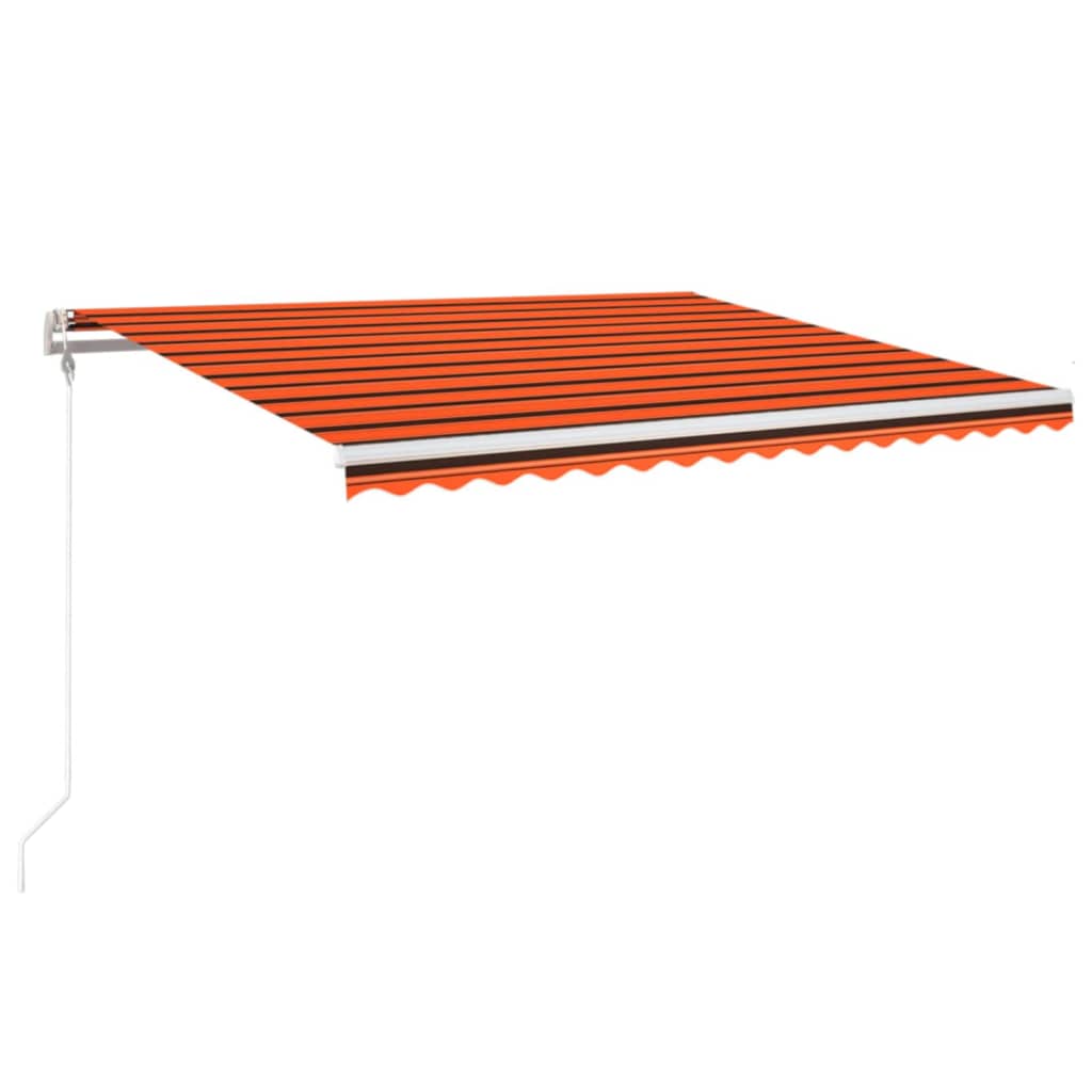 Tenda da Sole Retrattile Automatica 450x350 cm Arancio Marrone