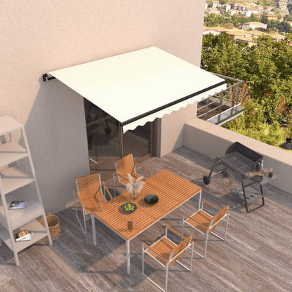 Tenda da Sole Retrattile Manuale 300x250 cm Crema