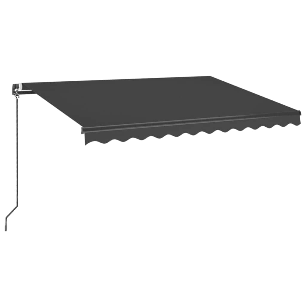 Tenda da Sole Retrattile Manuale 300x250 cm Antracite