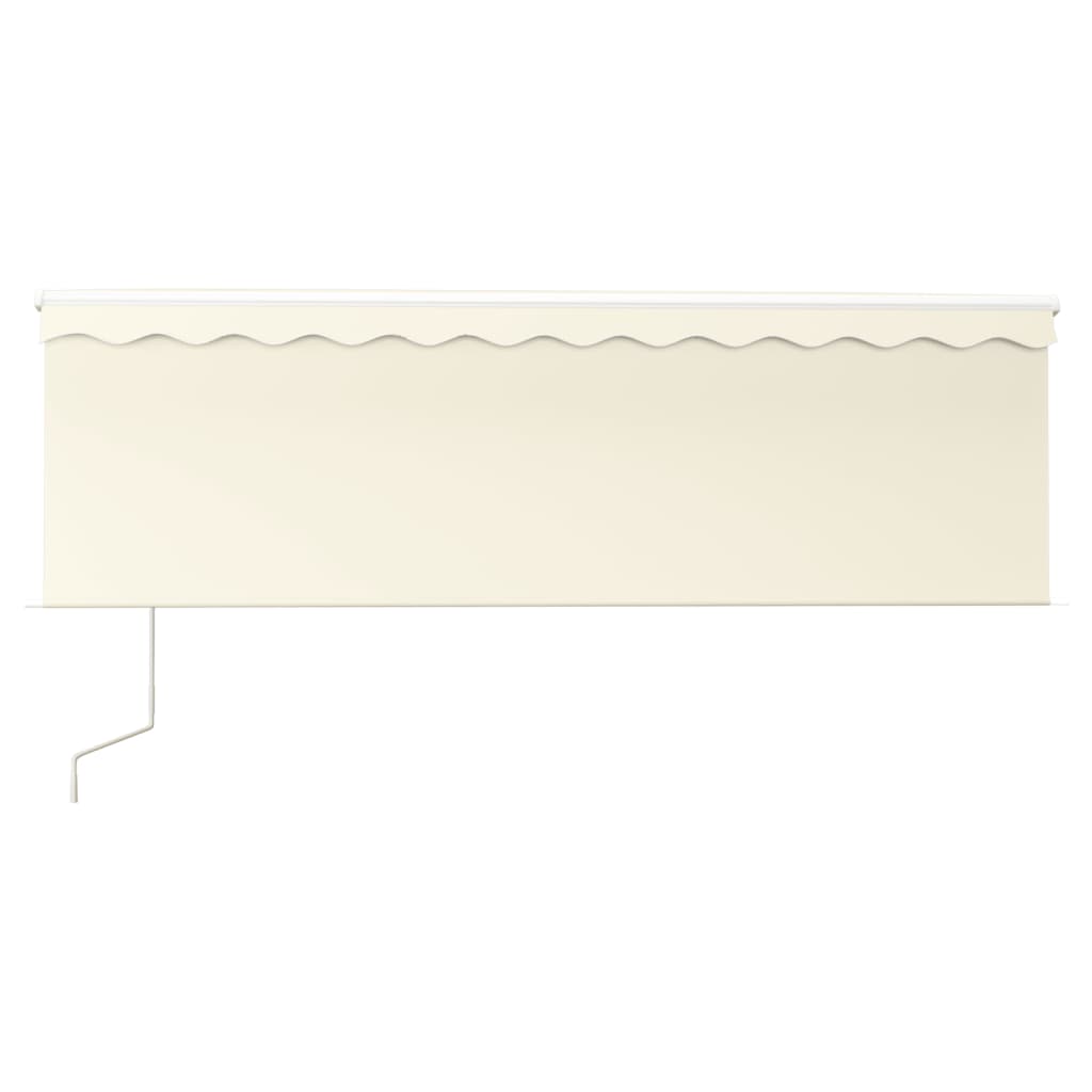 Tenda Automatica con Parasole LED e Sensore Vento 4x3 m Crema