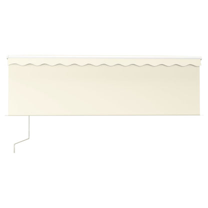 Tenda Automatica con Parasole Sensore Vento e LED 4,5x3 m Crema