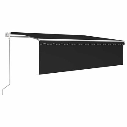 Tenda Sole Retrattile Automatica Parasole 5x3 m Antracite