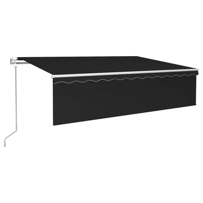 Tenda Automatica con Parasole Sensore Vento e LED 6x3 Antracite