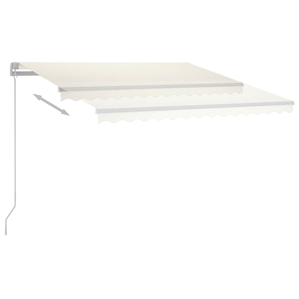 Tenda da Sole Manuale Autoportante 300x250 cm Crema