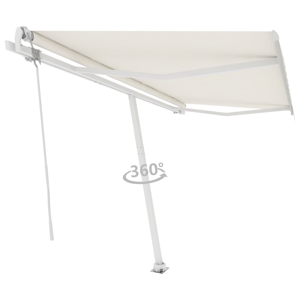 Tenda da Sole Automatica Autoportante 450x300 cm Crema