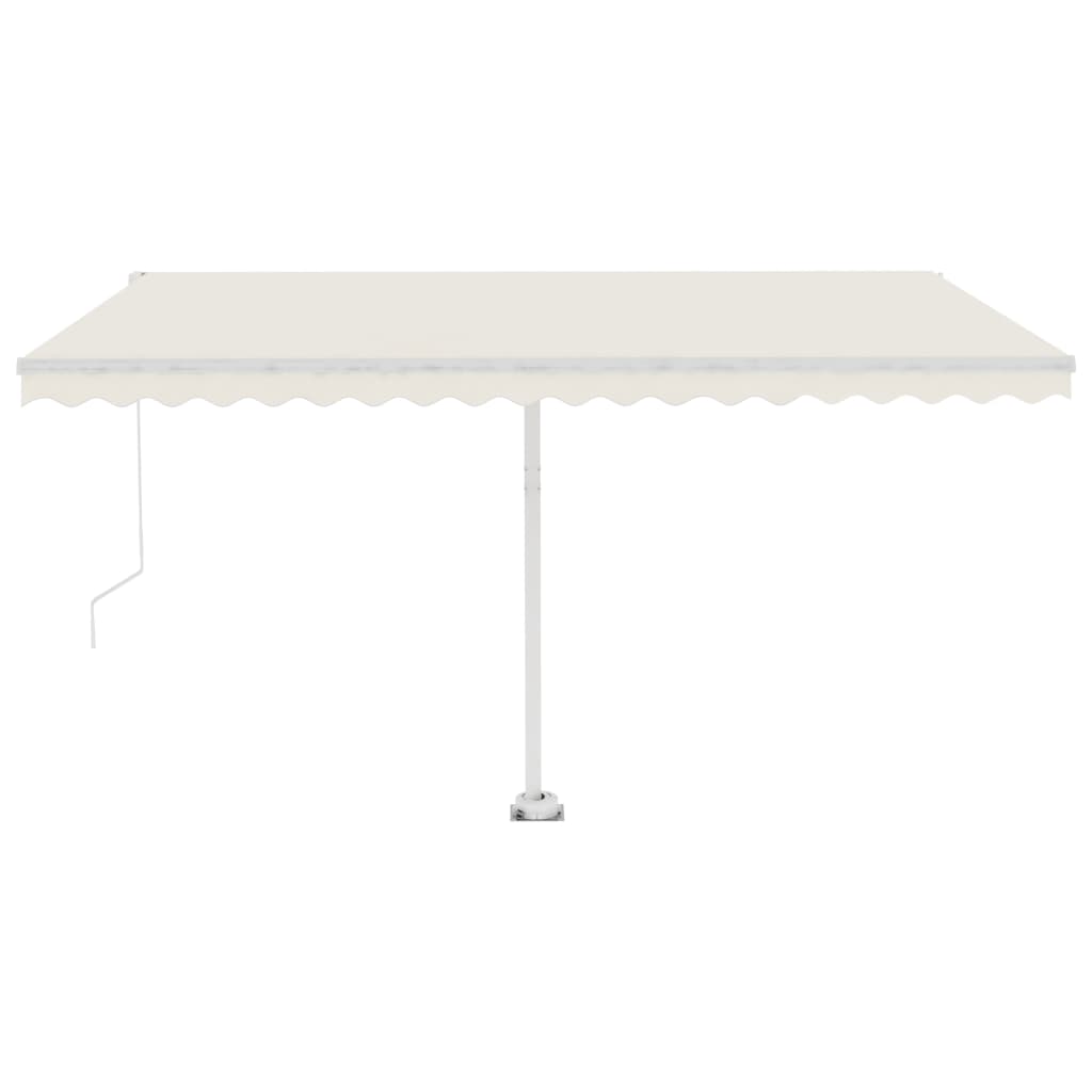 Tenda da Sole Manuale Autoportante 450x350 cm Crema