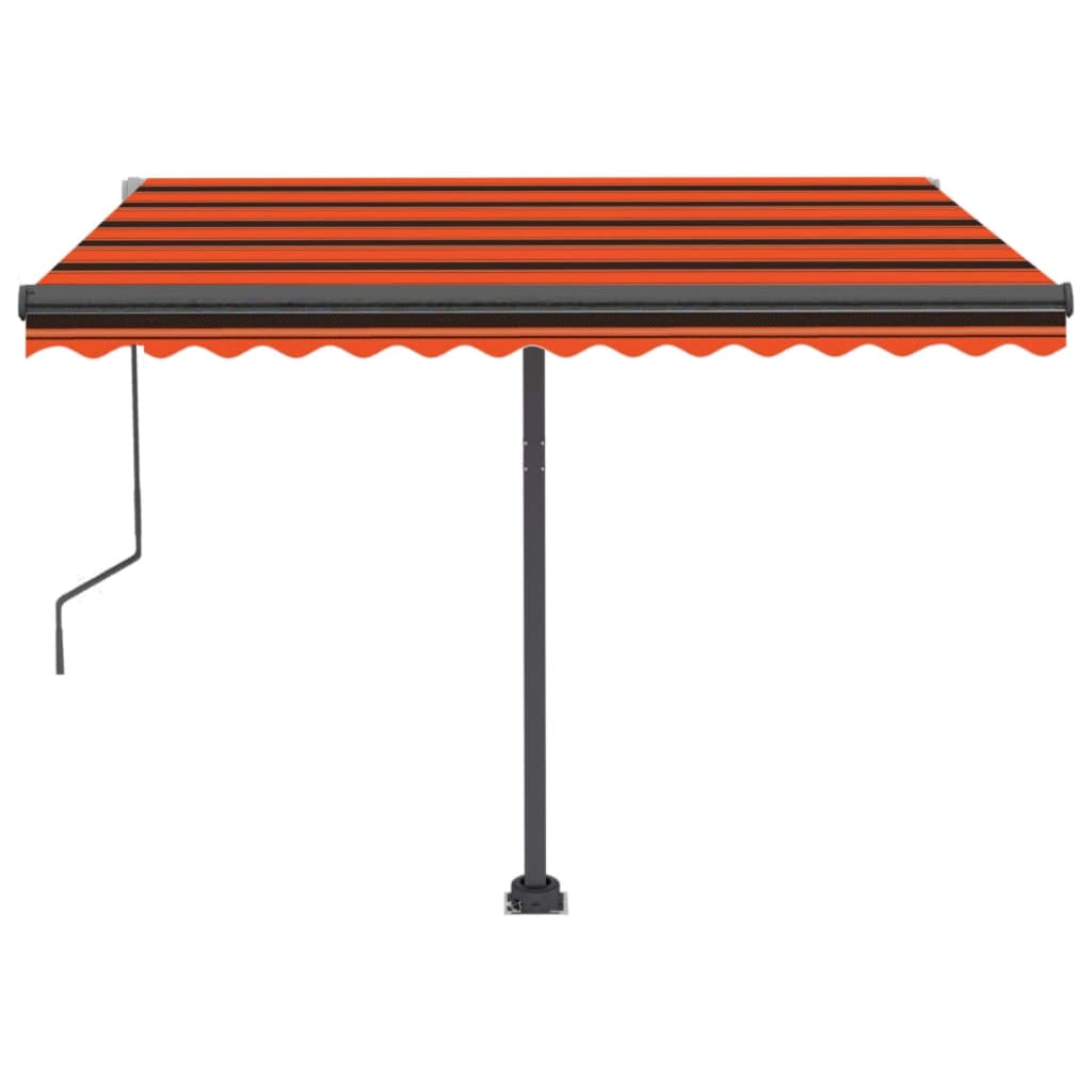 Tenda da Sole Automatica Autoportante 300x250cm Arancio Marrone