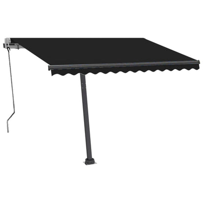 Tenda Automatica con Sensore Vento e LED 300x250 cm Antracite