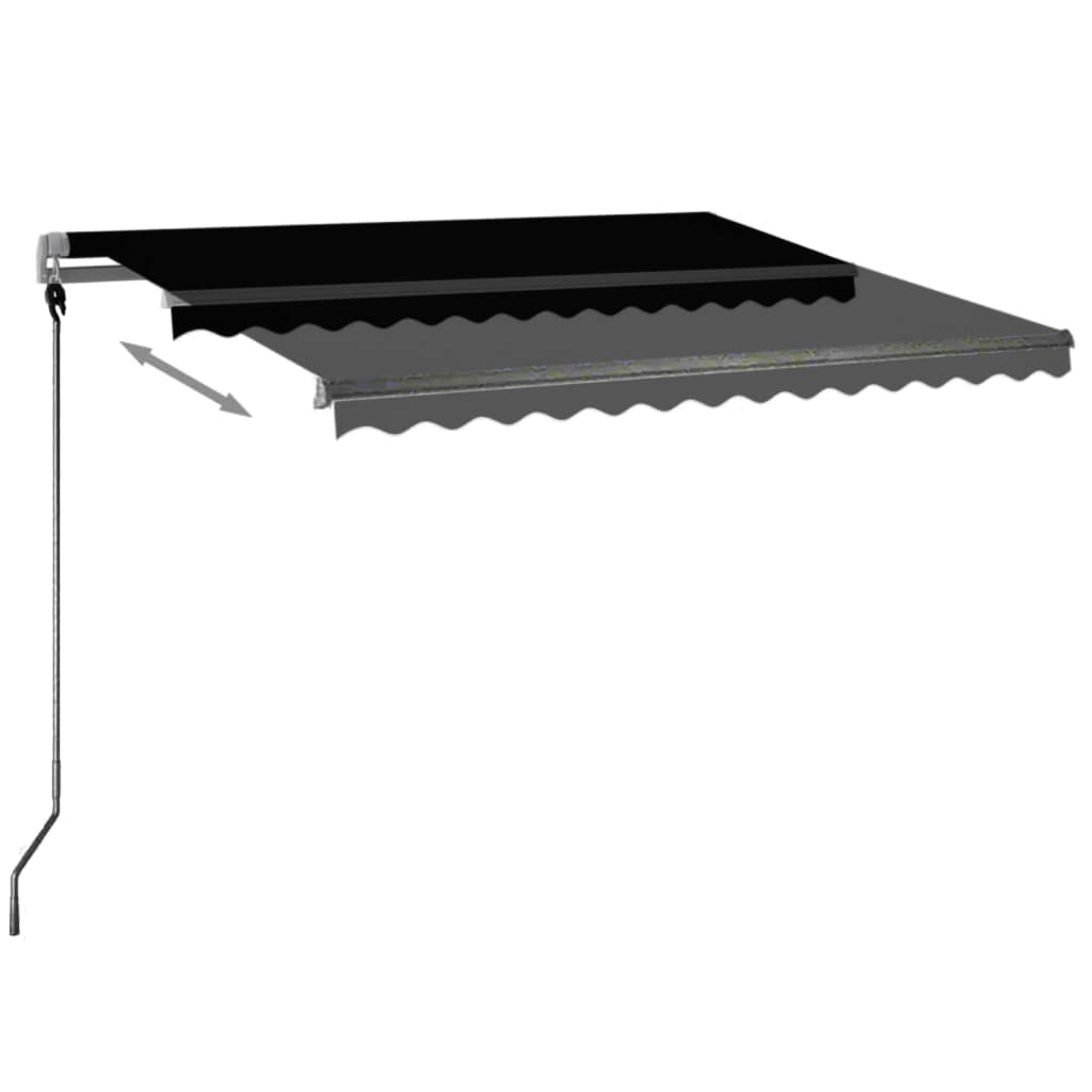 Tenda Automatica con Sensore Vento e LED 300x250 cm Antracite