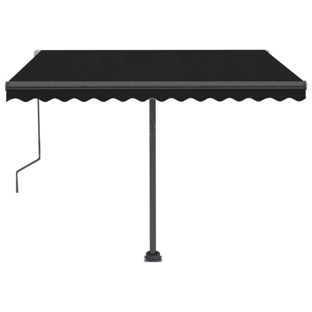 Tenda Automatica con Sensore Vento e LED 300x250 cm Antracite