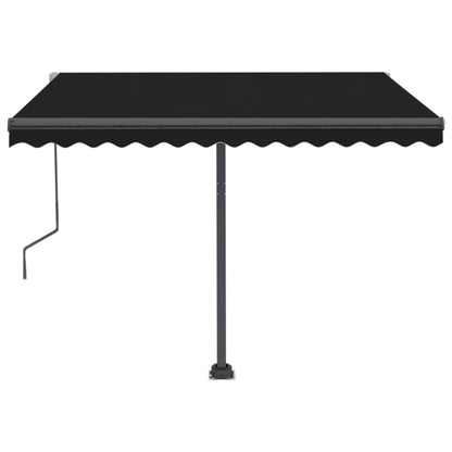 Tenda Automatica con Sensore Vento e LED 300x250 cm Antracite