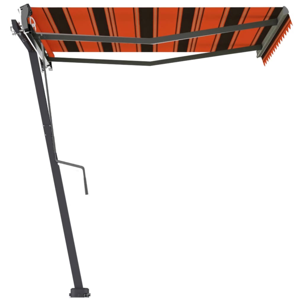 Tenda da Sole Automatica Autoportante 350x250cm Arancio Marrone