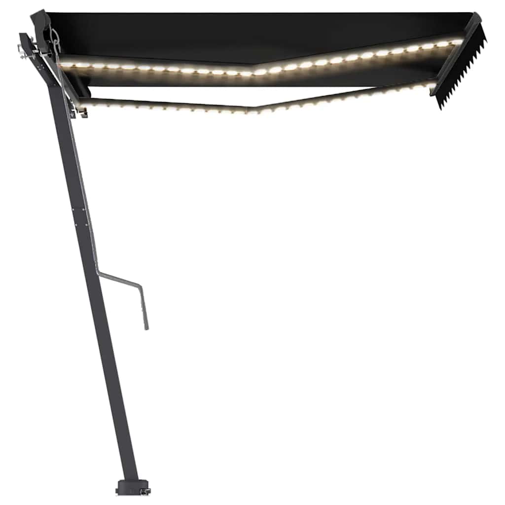 Tenda Automatica con Sensore Vento e LED 350x250 cm Antracite