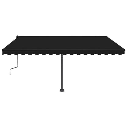 Tenda da Sole Manuale Autoportante 450x300 cm Antracite