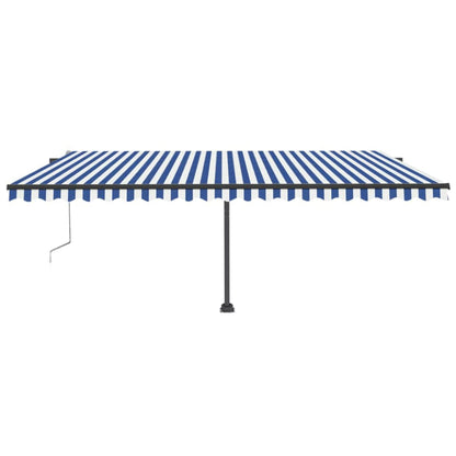 Tenda Retrattile Automatica 500x300 cm Arancione Marrone