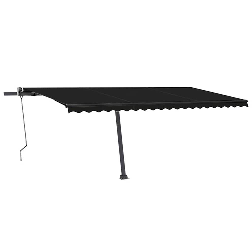 Tenda Automatica con Sensore Vento e LED 500x300 cm Antracite