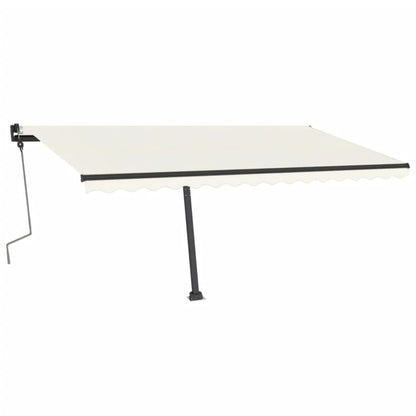 Tenda da Sole Manuale Autoportante 400x350 cm Crema