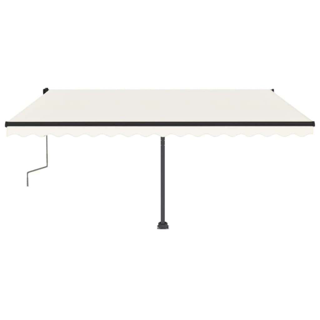 Tenda da Sole Manuale Autoportante 400x350 cm Crema