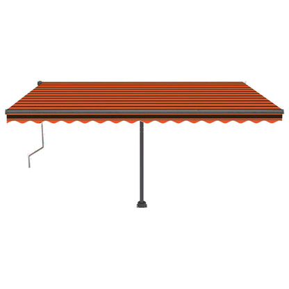 Tenda da Sole Autoportante Automatica 400x350cm Arancio Marrone