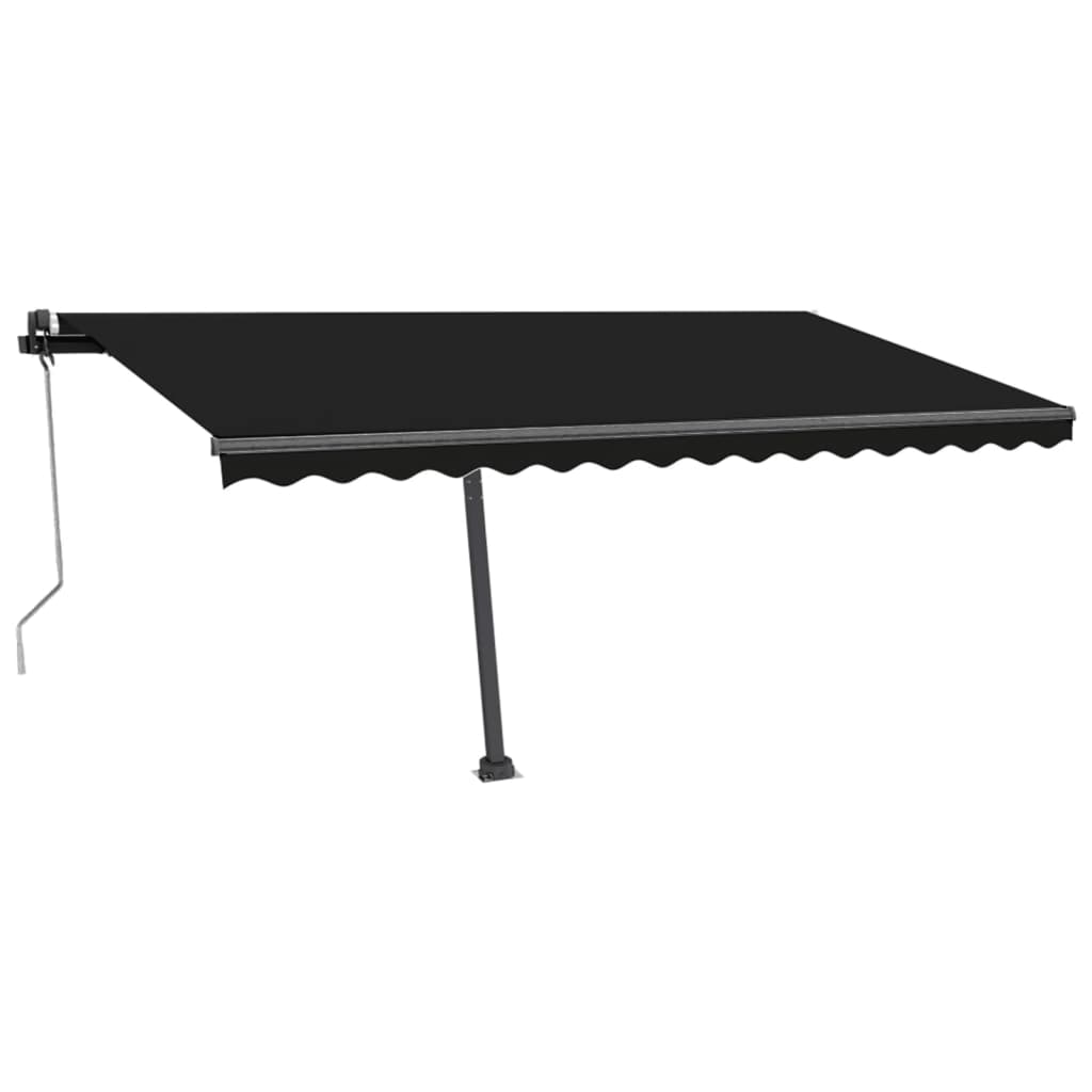 Tenda Automatica con Sensore Vento e LED 450x350 cm Antracite