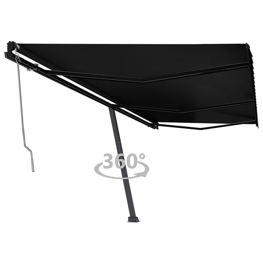 Tenda da Sole Autoportante Automatica 600x350 cm Antracite
