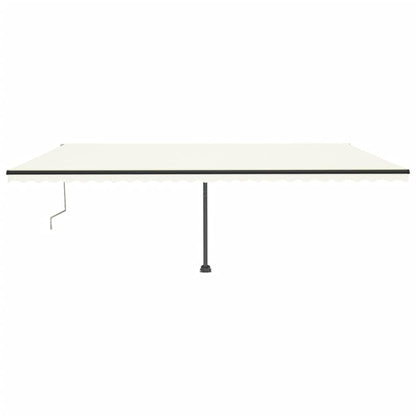 Tenda Automatica con Sensore Vento e LED 600x350 cm Crema