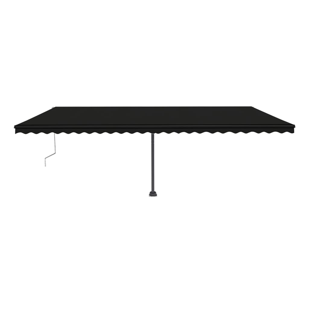Tenda Automatica con Sensore Vento e LED 600x350 cm Antracite