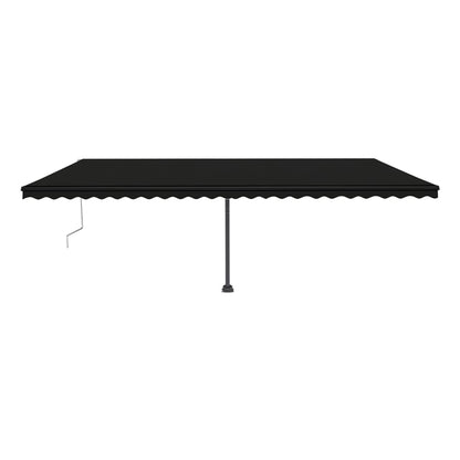 Tenda Automatica con Sensore Vento e LED 600x350 cm Antracite