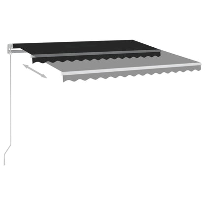 Tenda Automatica con Sensore Vento e LED 3x2,5 m Antracite