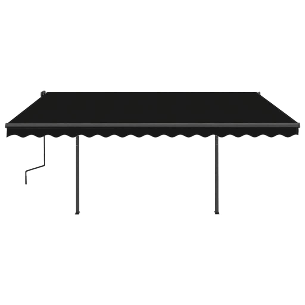 Tenda Automatica con Sensore Vento e LED 4x3,5 m Antracite
