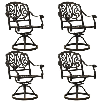 Set da Bistrot 5 pz in Alluminio Pressofuso Bronzo