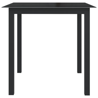 Set Mobili da Pranzo per Giardino 5 pz in Alluminio Antracite