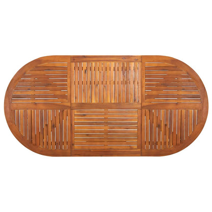 Set Mobili da Pranzo per Giardino 7 pz Grigio