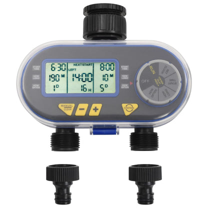Timer Digitale Irrigazione a Doppia Uscita e Sensore Umidità