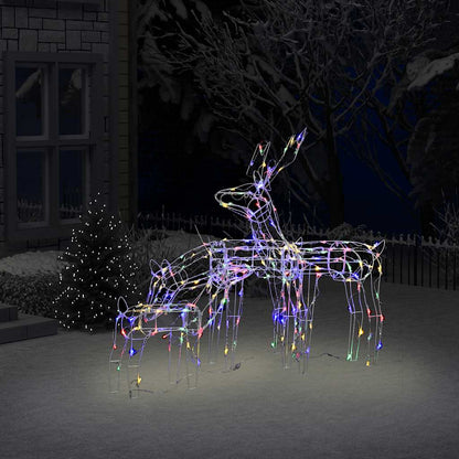 Decorazioni di Natale a Forma di Renne 3 pz 229 LED